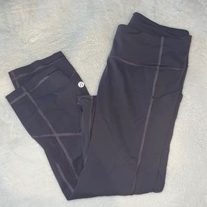 Lulu lemon crop 23” side pockets